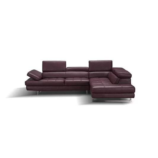 2 - Piece Leather Sectional